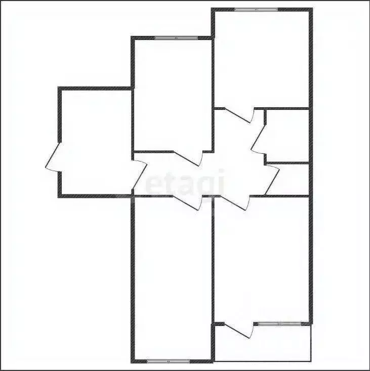 3-к кв. Белгородская область, Старый Оскол Зеленый Лог мкр, 1А (72.0 ... - Фото 2