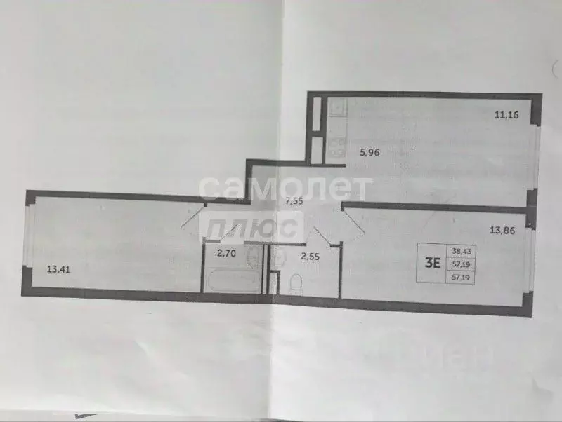 2-к кв. Московская область, Красногорск городской округ, Путилково пгт ... - Фото 2