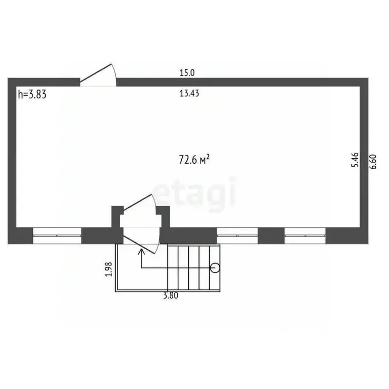 Торговая площадь в Тюменская область, Тобольск 6-й мкр, 43 (73 м) - Фото 2