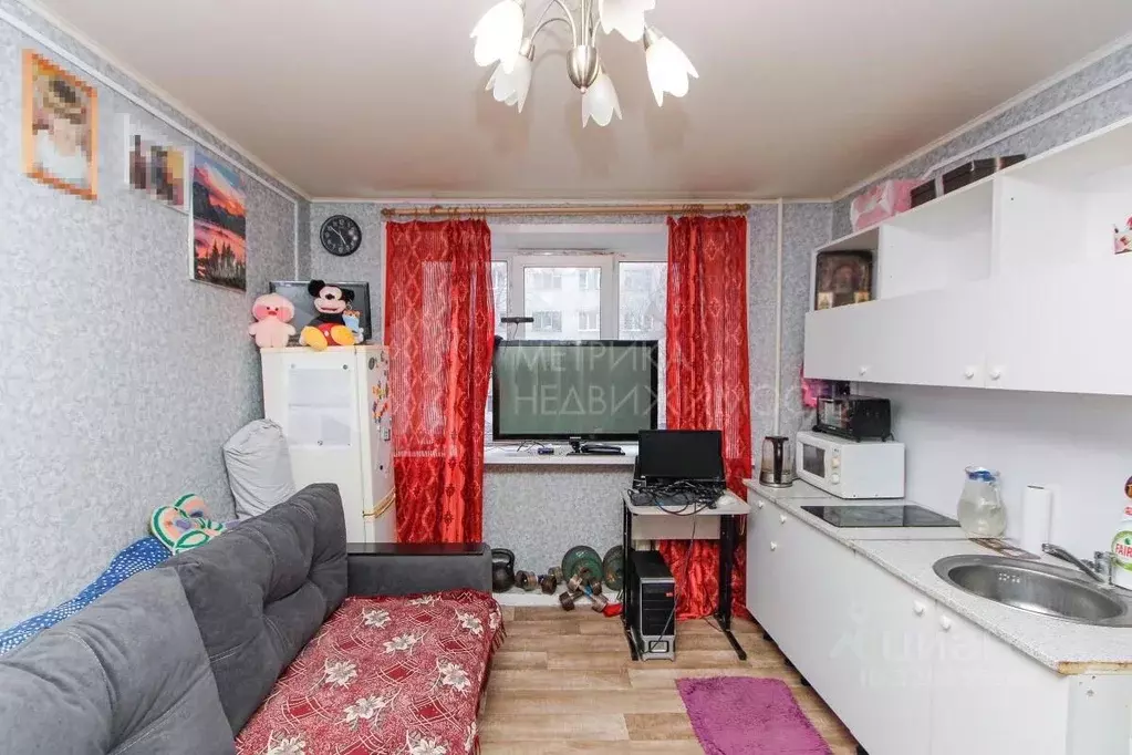Студия Тюменская область, Тюмень ул. Энергетиков, 44а (12.9 м) - Фото 1