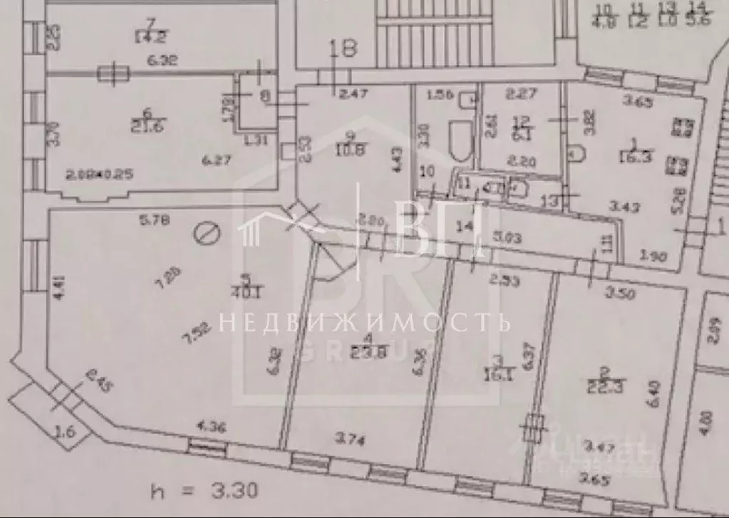 6-к кв. Санкт-Петербург 10-я Советская ул., 21 (186.0 м) - Фото 2