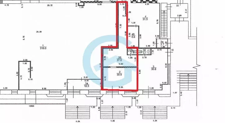 Торговая площадь в Москва ул. Генерала Кузнецова, 16К1 (60 м) - Фото 2