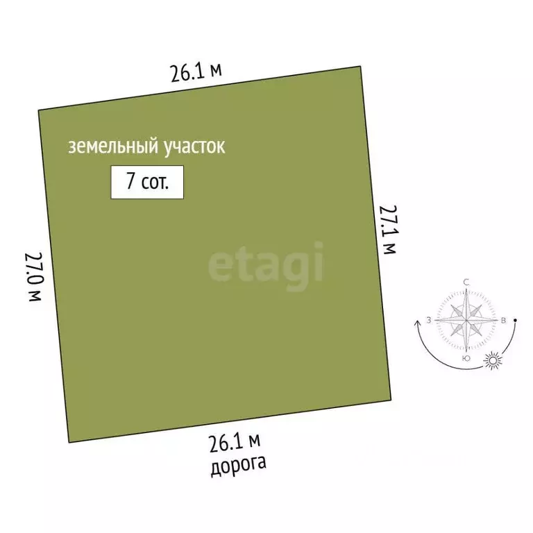 Участок в Ростовская область, Азовский район, Рогожкино хут. пер. ... - Фото 2