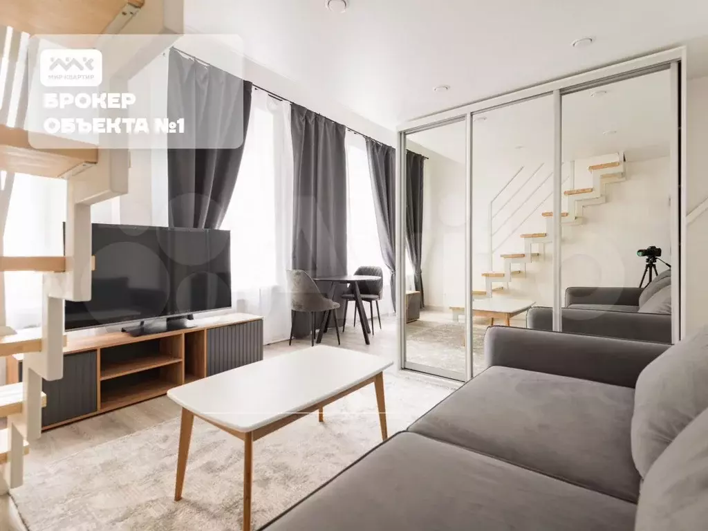Квартира-студия, 39 м, 2/4 эт. - Фото 0