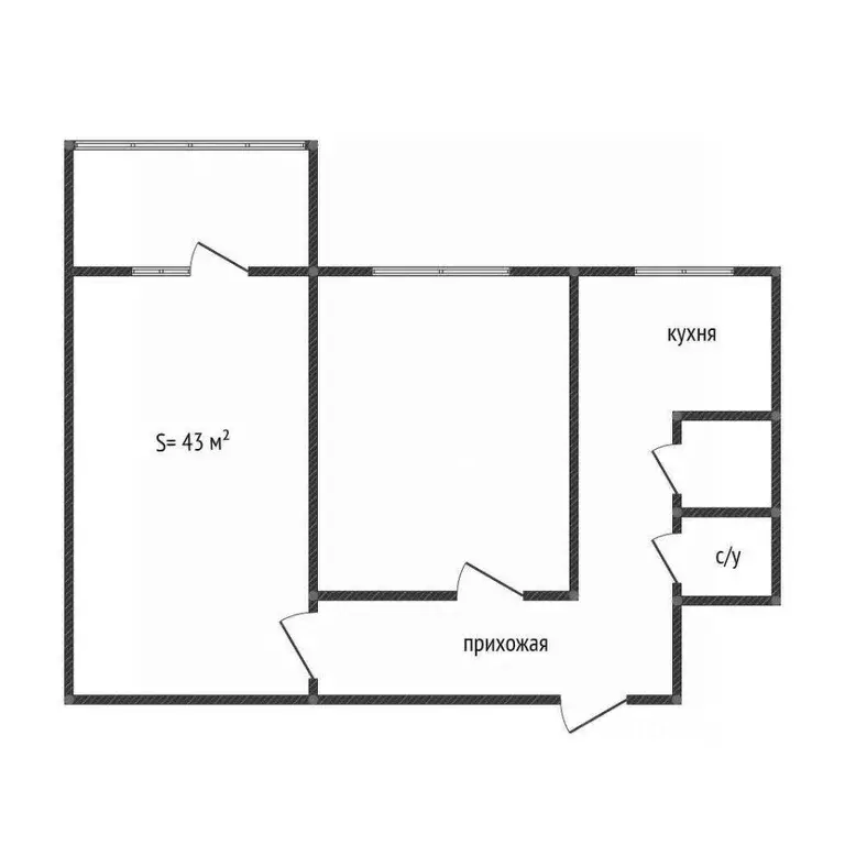 2-к кв. Башкортостан, Уфа бул. Давлеткильдеева, 3/1 (43.0 м) - Фото 0