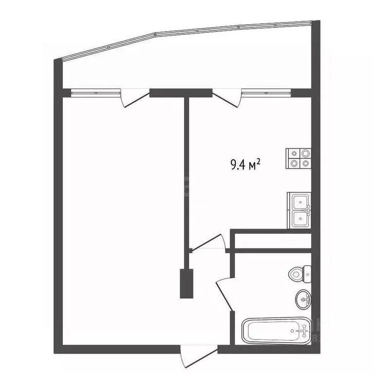 1-к кв. Крым, Ялта муниципальный округ, Гаспра пгт ул. Парусная, 9В ... - Фото 1