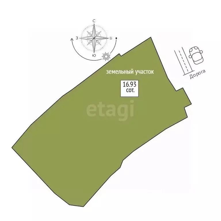 Участок в Свердловская область, Горноуральский муниципальный округ, ... - Фото 1