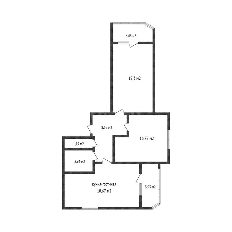 2-комнатная квартира: Краснодар, улица имени Героя Георгия ... - Фото 1
