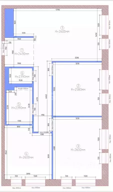 4-к кв. Москва ул. Саларьевская, 16к3 (67.1 м) - Фото 2