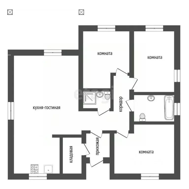 Дом в Воронежская область, Воронеж ул. Артамонова, 28 (100 м) - Фото 1