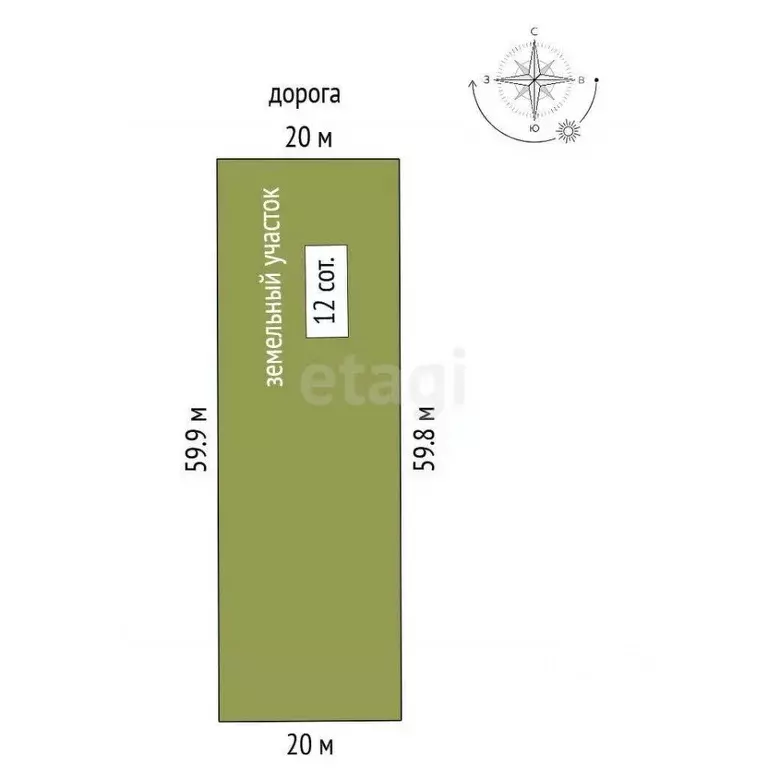 Участок в Башкортостан, Стерлитамакский район, Октябрьский сельсовет, ... - Фото 1