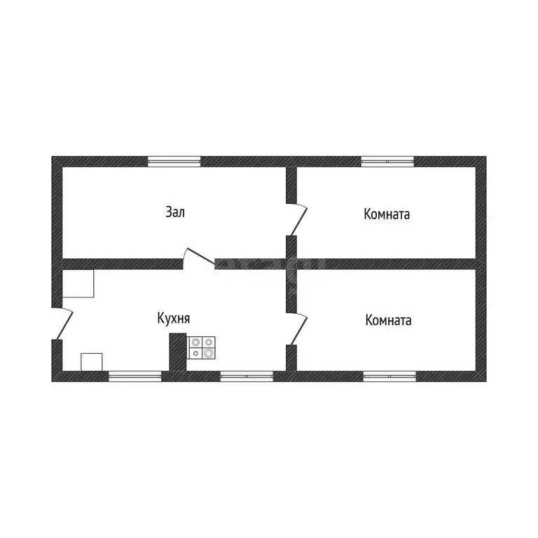 Дом в Бийск, Загородная улица (57.65 м) - Фото 1