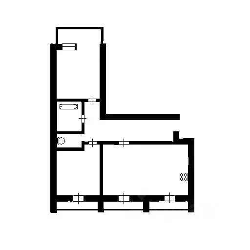 3-к кв. Санкт-Петербург Пионерская ул., 16 (97.4 м) - Фото 1