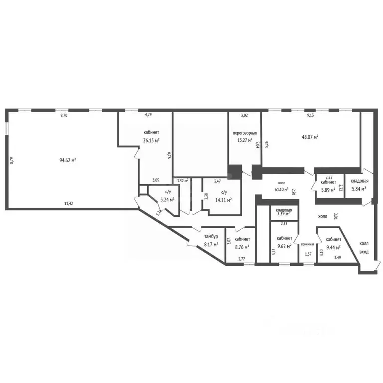 Офис в Тюменская область, Тюмень ул. Луначарского, 18/1 (289 м) - Фото 2