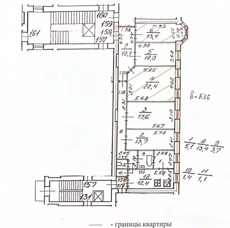 Комната Санкт-Петербург Старорусская ул., 5/3 (22.4 м) - Фото 1