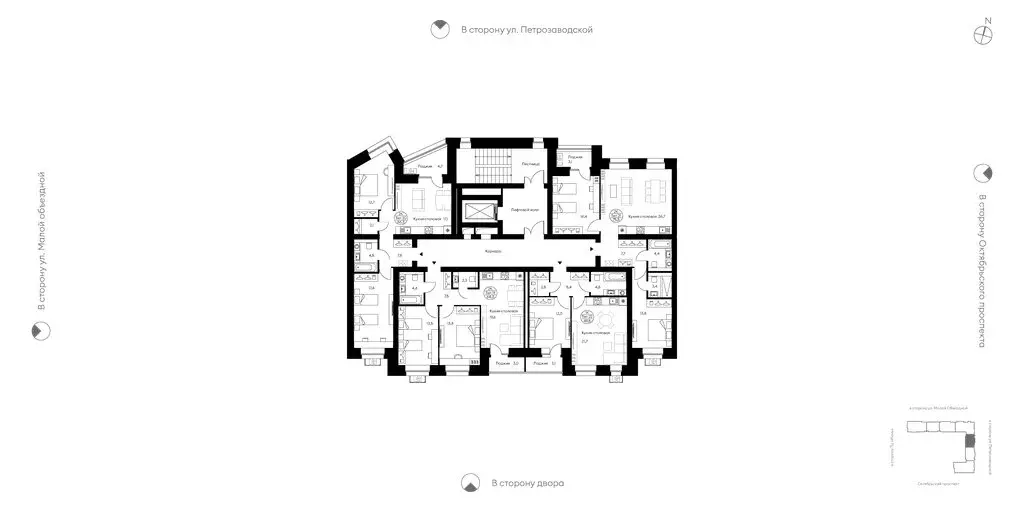 2-комнатная квартира: Сыктывкар, Октябрьский проспект, 139 (66.3 м) - Фото 2