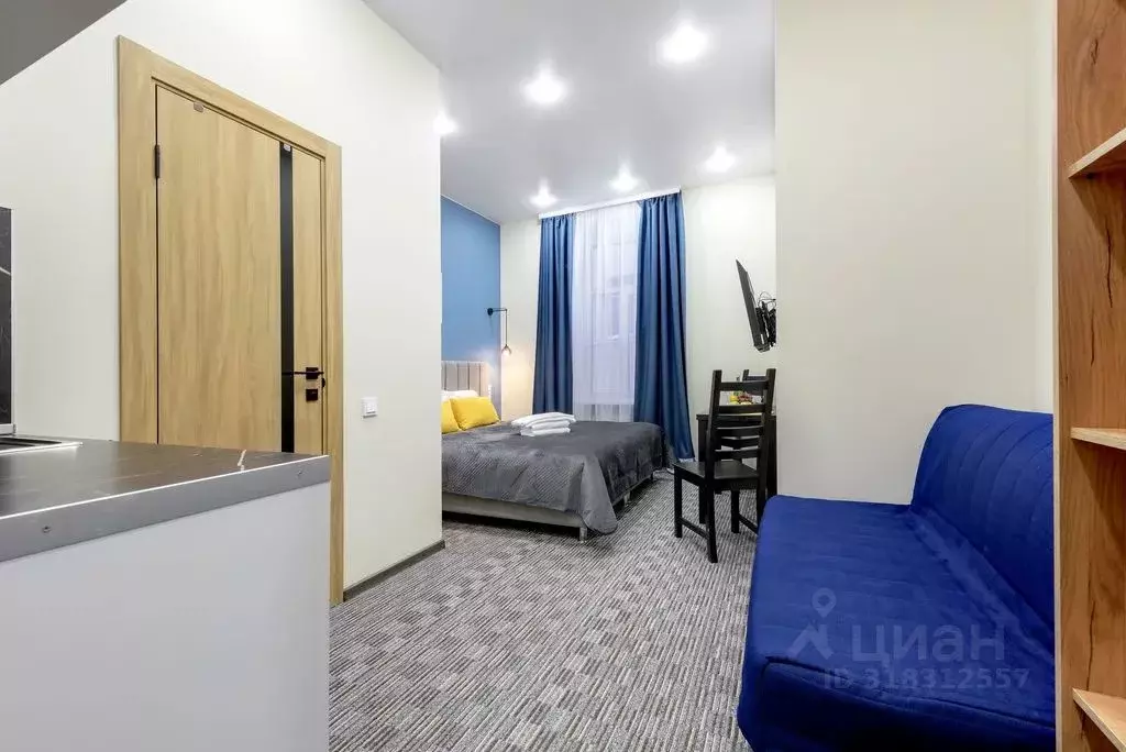 1-к кв. Санкт-Петербург ул. Правды, 22 (18.0 м) - Фото 1