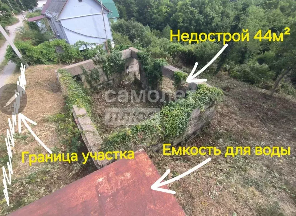 Участок в Краснодарский край, Туапсе Надежда СНТ, 68 (9.0 сот.) - Фото 1