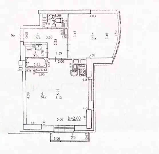 1-к. квартира, 47 м, 4/25 эт. - Фото 0