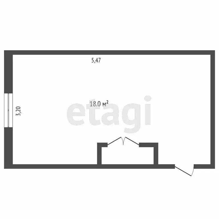1к в -комнатной квартире (17.9 м) - Фото 1