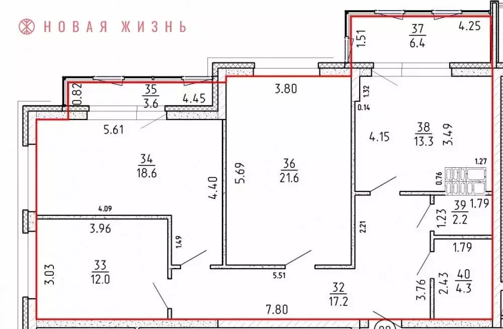 3-к кв. Самарская область, Самара проезд 4-й, 8А (89.2 м) - Фото 0