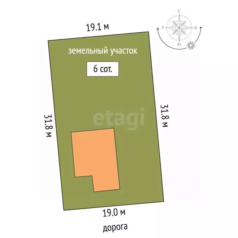 Участок в Марий Эл, Медведевский район, Руэмское с/пос, д. Крутой ... - Фото 2