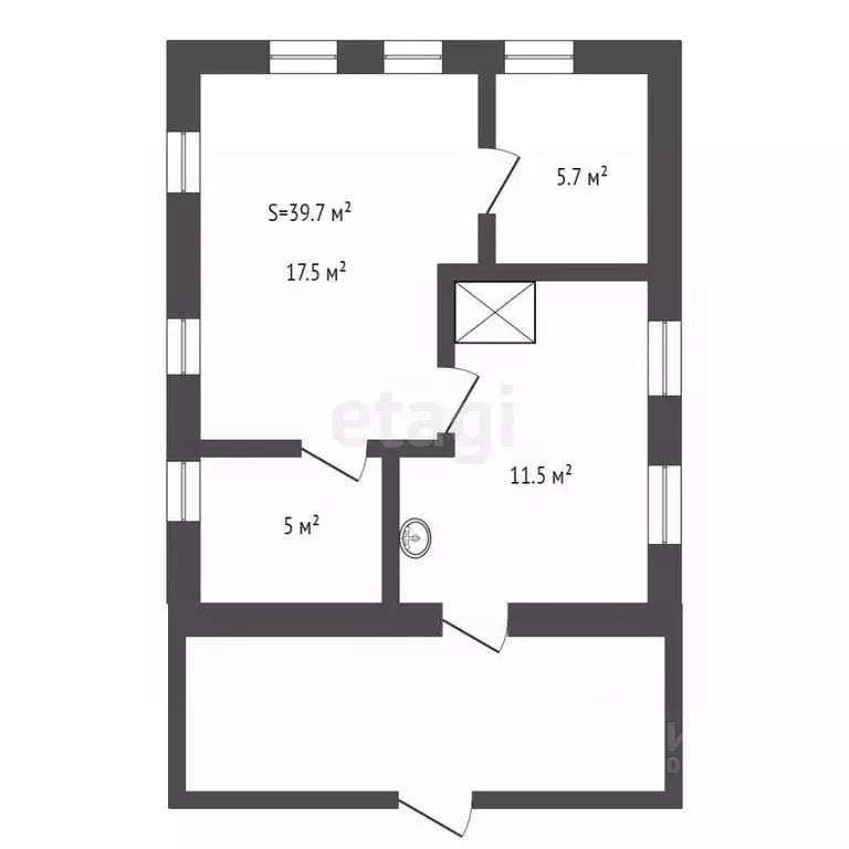 Дом в Кемеровская область, Междуреченск Партизанская ул., 43 (40 м) - Фото 1