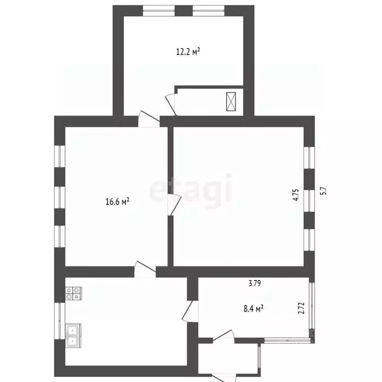 Дом в Татарстан, Альметьевск ул. Герцена, 63 (66 м) - Фото 2