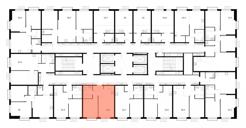 1-к. квартира, 36,5 м, 38/38 эт. - Фото 1