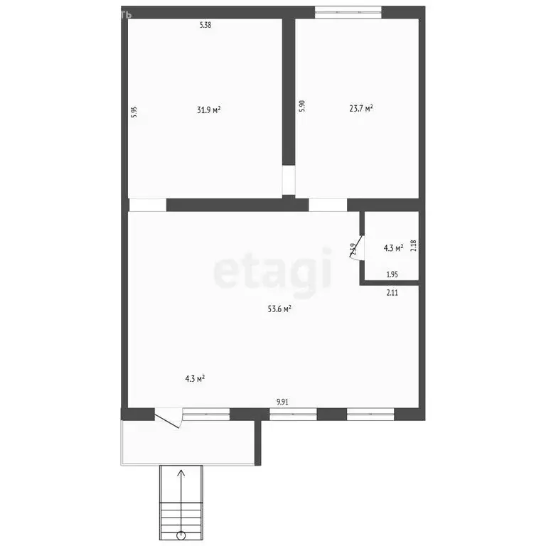 Помещение свободного назначения (113.5 м) - Фото 1