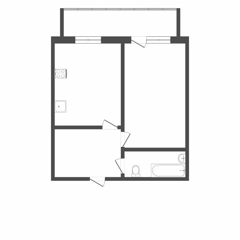 1-комнатная квартира: Тюмень, улица Прокопия Артамонова, 9 (57.6 м) - Фото 1