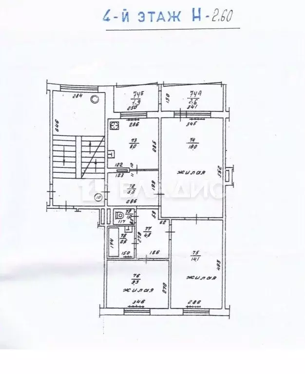 3-к кв. Калининградская область, Калининград ул. Дзержинского, 102В ... - Фото 2