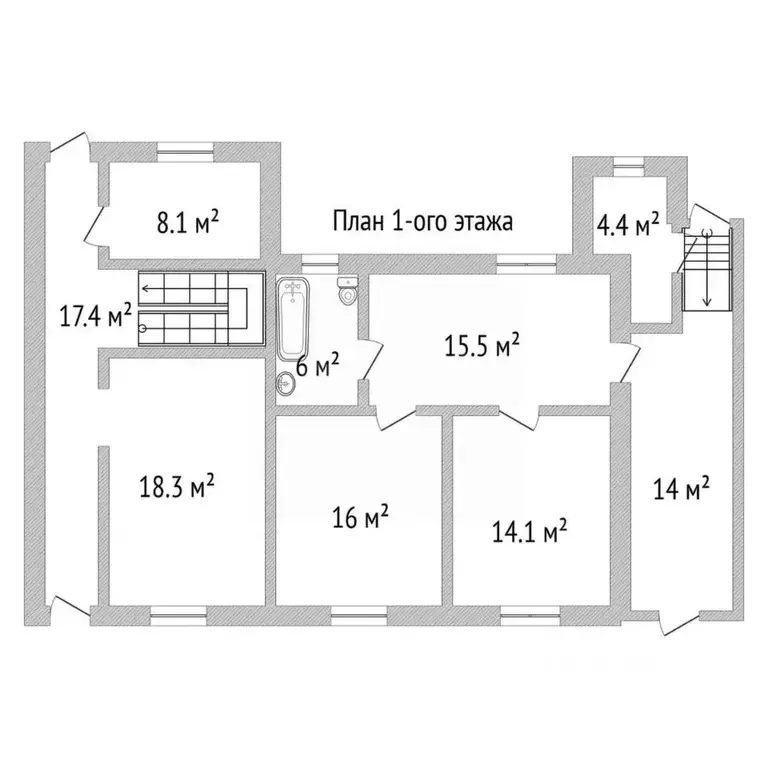 Дом в Нижегородская область, Бор ул. Минина, 14 (280 м) - Фото 2