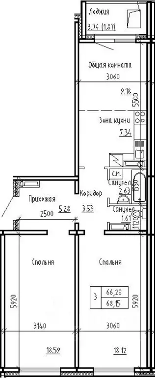 2-к кв. Новосибирская область, Новосибирский район, Мичуринский ... - Фото 1