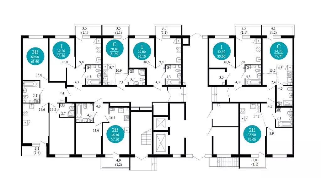 2-к кв. Краснодарский край, Сочи Кудепста мкр, Флора жилой комплекс ... - Фото 2
