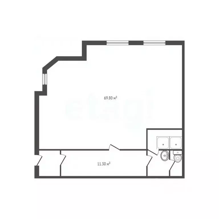 Офис в Новосибирская область, Новосибирск ул. Богдана Хмельницкого, ... - Фото 2