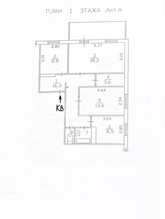 3-к кв. Татарстан, Набережные Челны пос. ЗЯБ, ул. Железнодорожников, ... - Фото 2