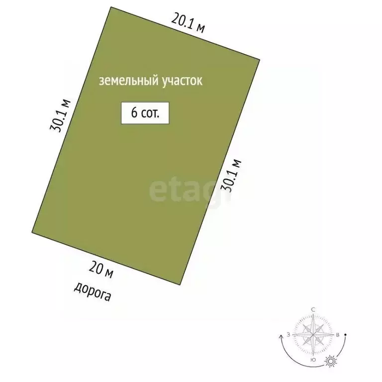 Участок в Ханты-Мансийский АО, Ханты-Мансийск Восточный мкр, 685 (6.0 ... - Фото 2
