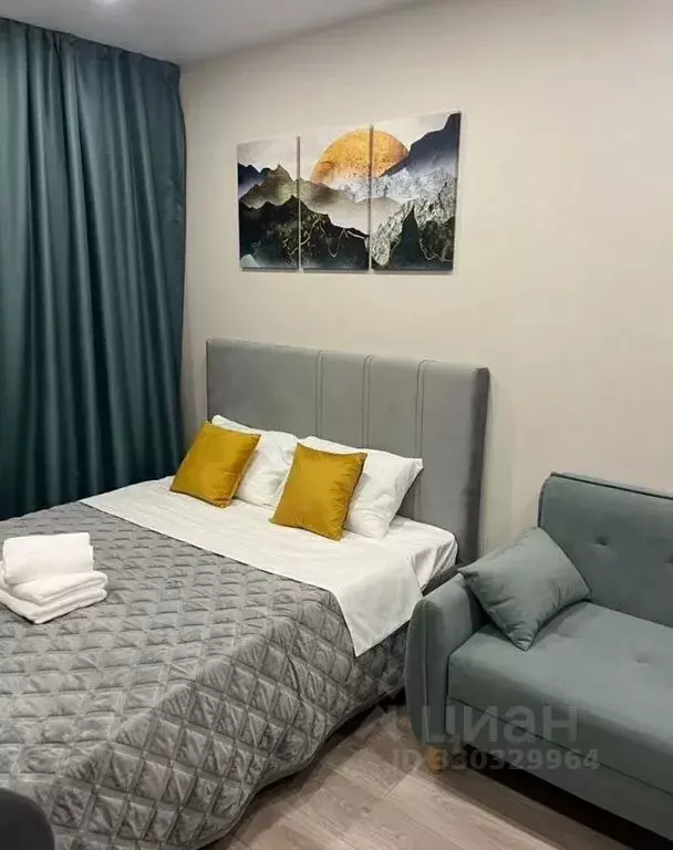 Студия Краснодарский край, Сочи ул. Искры, 88к8 (28.0 м) - Фото 1