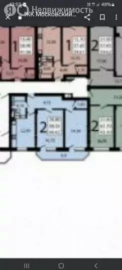 2-комнатная квартира: Воронеж, Московский проспект, 128 (62 м) - Фото 1