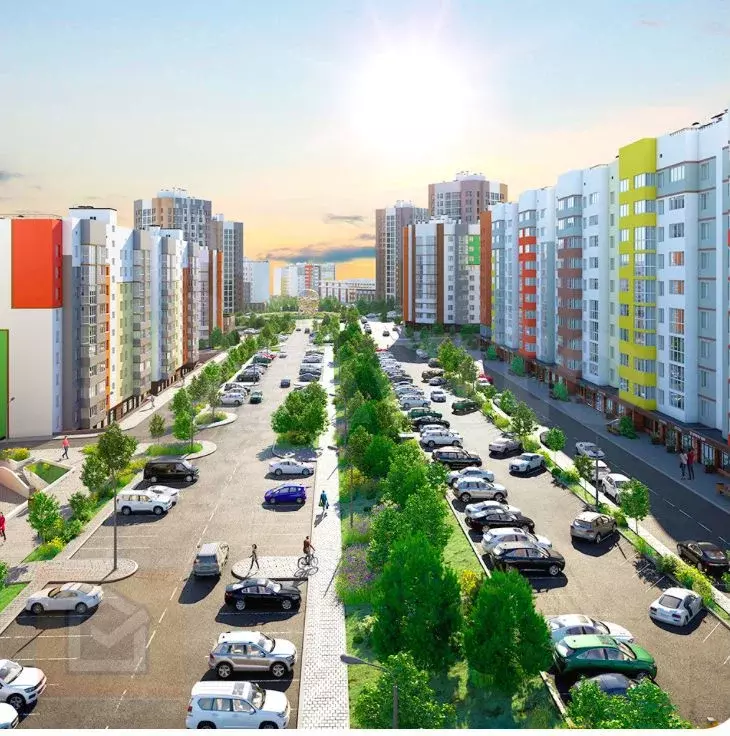 1-к. квартира, 40,7 м, 2/9 эт. - Фото 1