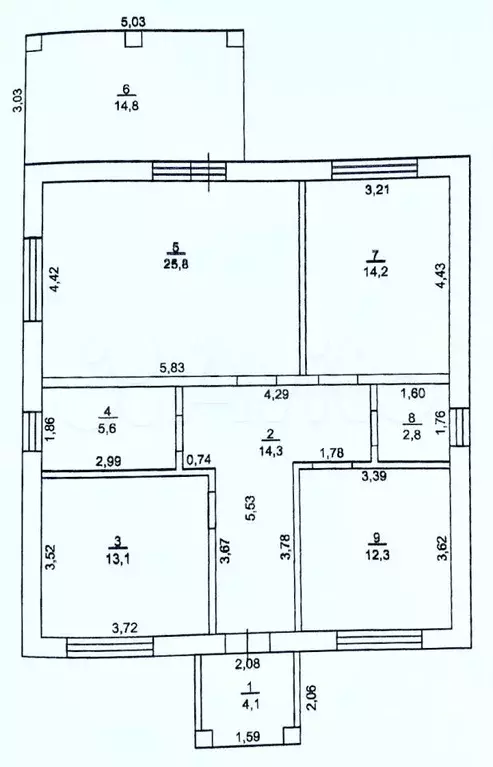 Дом 112,5 м на участке 6 сот. - Фото 0