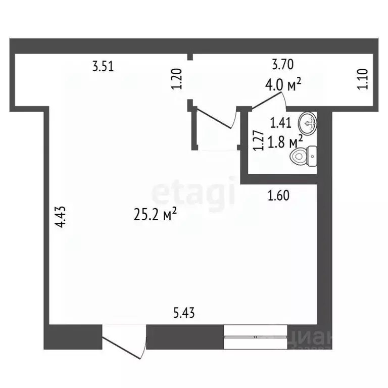 Торговая площадь в Орловская область, Орел Комсомольская ул., 255 (31 ... - Фото 2