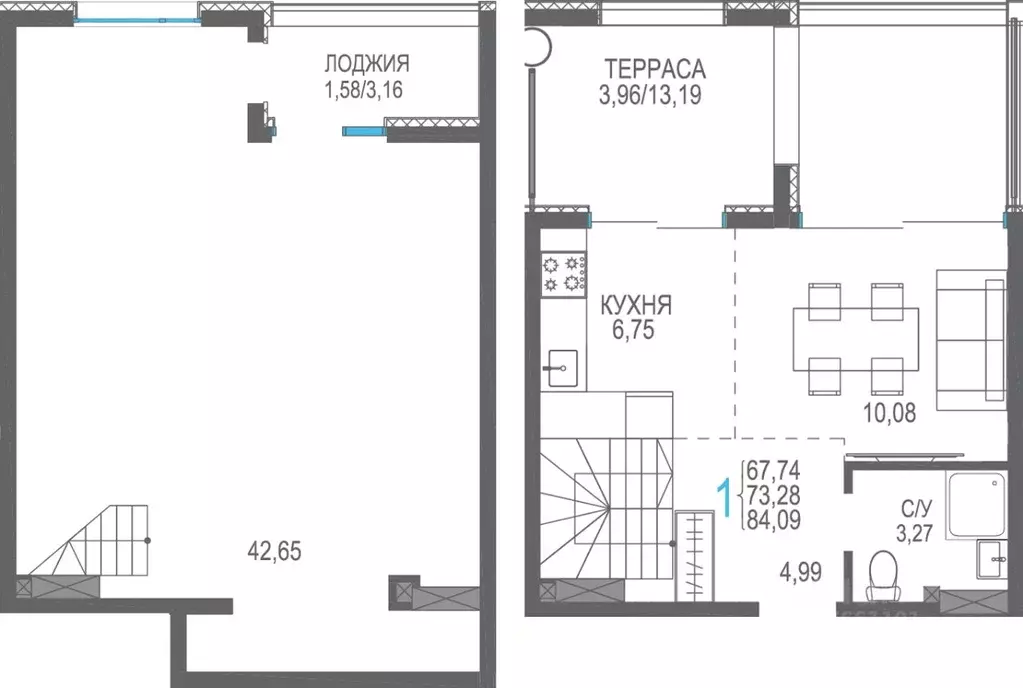 1-к кв. Крым, Сакский район, Лесновское с/пос, с. Прибрежное ул. ... - Фото 1