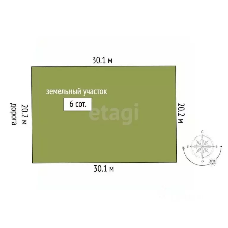 Участок в Крым, Симферопольский район, Николаевка пгт  (6.0 сот.) - Фото 2