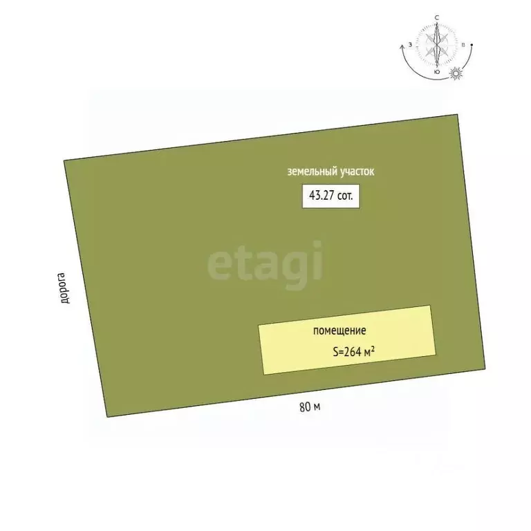 Склад в Тюменская область, Тюменский муниципальный округ, ... - Фото 1