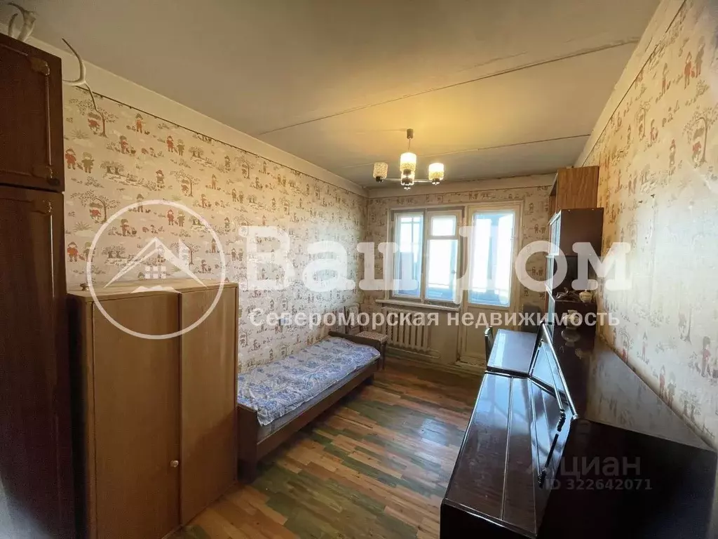 2-к кв. Мурманская область, Североморск ул. Адмирала Сизова, 21 (45.5 ... - Фото 2