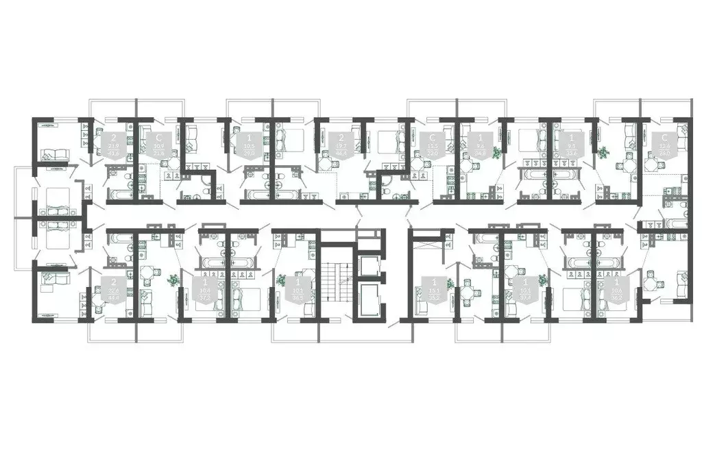 1-к кв. Краснодарский край, Сочи ул. Искры, 66/9к7 (33.8 м) - Фото 1