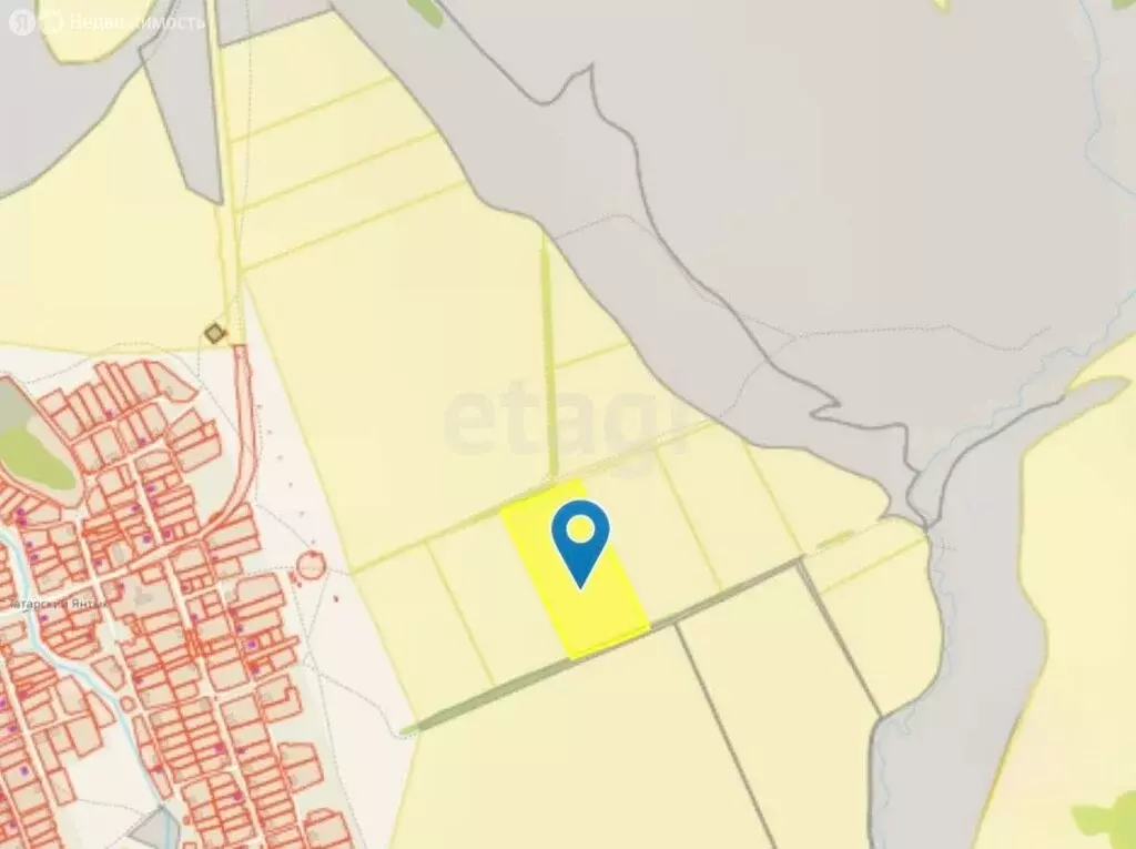 Участок в Лаишевский район, село Татарский Янтык (666 м) - Фото 1