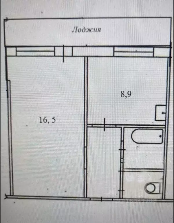 1-к кв. Белгородская область, Белгород ул. Королева, 37 (33.9 м) - Фото 1
